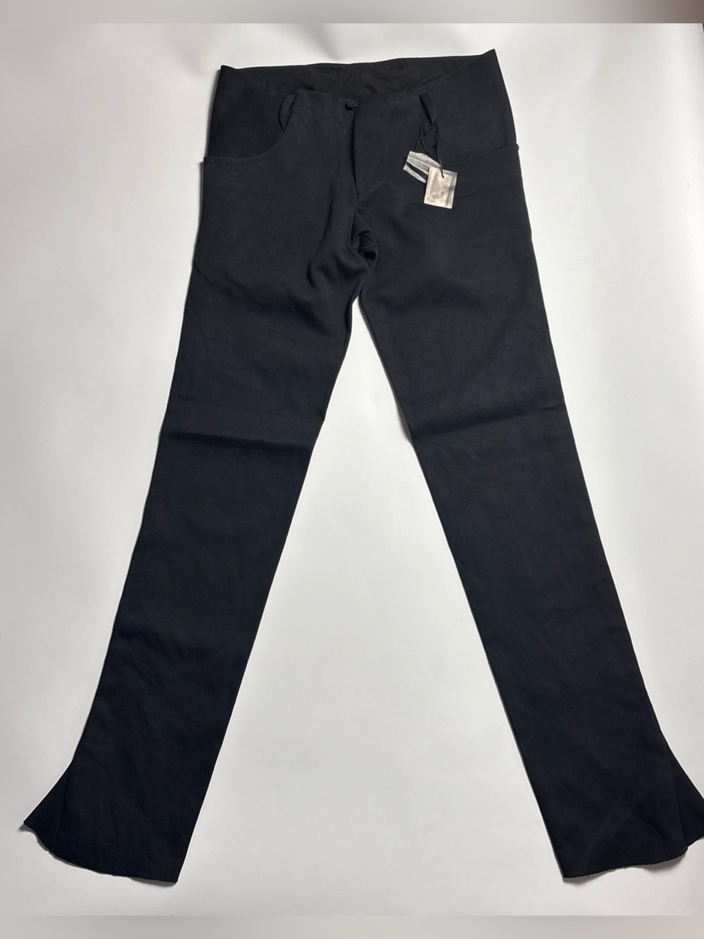 M.A.+ by Maurizio Amadei Mens Dress Pants Raw Edge sz 29. Italy. With Tags
